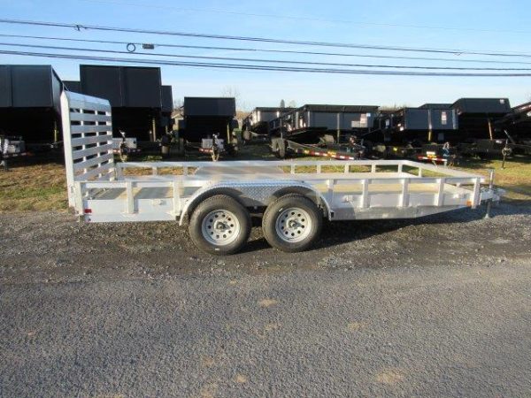 Carry-On 6 x 16 Aluminum Landscape Utility Trailer - Rear Gate