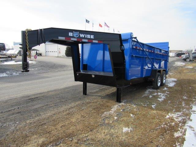 B Wise X Heavy Duty Gooseneck Dump Dump Trailer