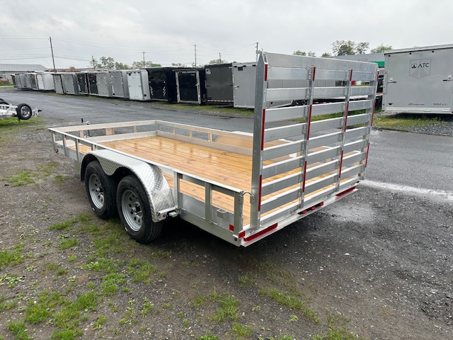 Carry-On 6 x 14 Aluminum Landscape Utility Trailer - Rear Gate