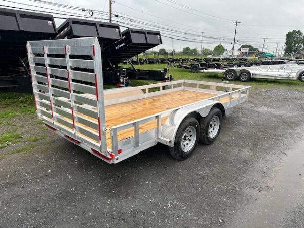 Carry-On 6 x 14 Aluminum Landscape Utility Trailer - Rear Gate