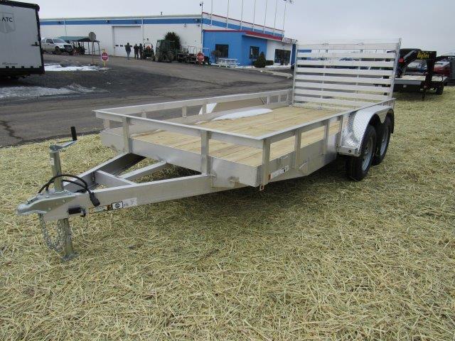 Carry-On 6 x 14 Aluminum Landscape Utility Trailer - Rear Gate