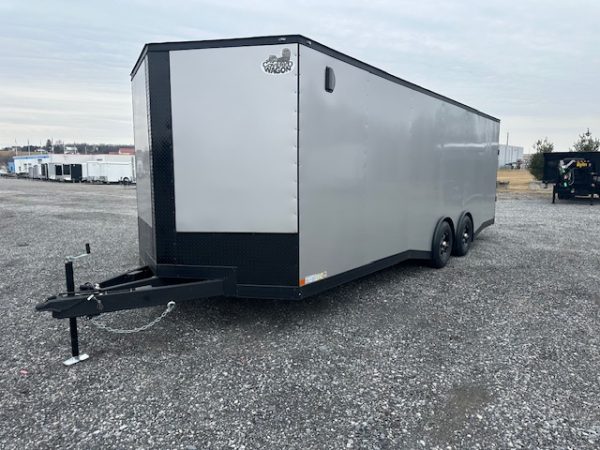 Covered Wagon 8.5 x 24 Enclosed Car Trailer - Blackout Package