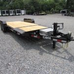 The Cam Superline 7 x 21 Powered Split-Tilt Trailer with an Extra Wide Deck.