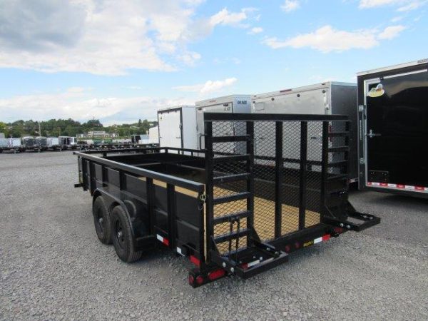 Big Tex 7 x 16 Landscape Utility Trailer - Solid Steel Sides