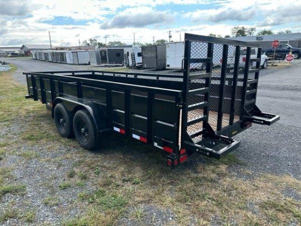 Big Tex 7 x 18 Landscape Utility Trailer - Solid Steel Sides