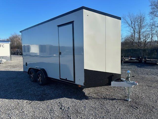 ATC 7.5 x 16 Aluminum Enclosed Cargo Trailer - Black Trim