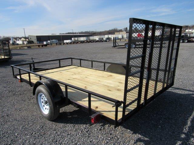 Carry-On 7 x 12 Landscape Utility Trailer - Rear Gate