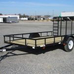 Carry-On 7 x 12 Landscape Utility Trailer - Rear Gate