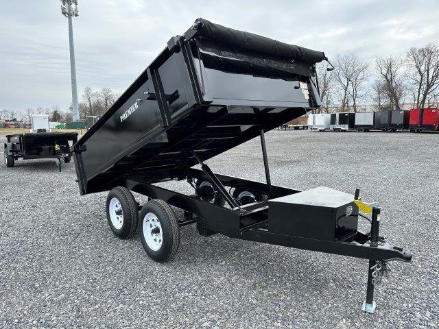 Premier 6 x 10 Deckover Dump Trailer - Spreader Gate