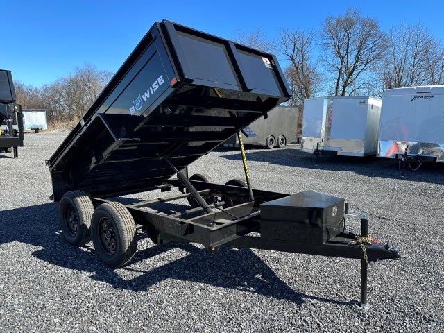 BWise 6 x 10 Low Profile Dump Trailer - Spreader Gate