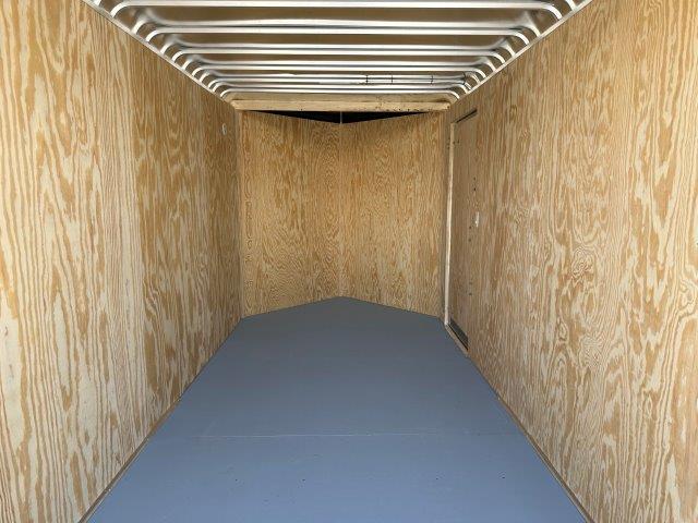 Car Mate 7 X 16 V-nose Enclosed Cargo Trailer - Two Tone Exterior