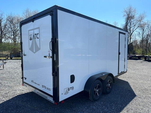 7x16 Aluminum Trailer | ATC with Black Trim