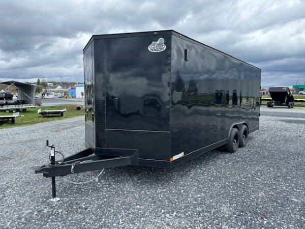 Covered Wagon 8.5 x 20 Car Hauler | Blackout Package