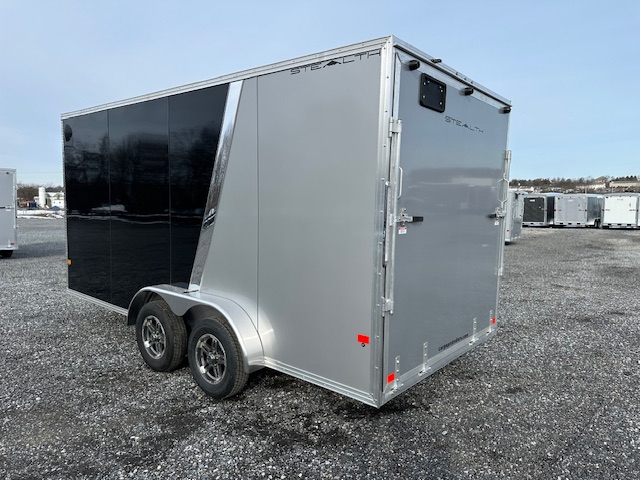 Cargo Pro 7.4 x 16 Aluminum Enclosed Trailer - Rubber Coin Floor