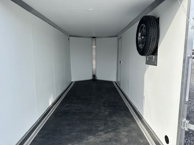 Cargo Pro 7.4 x 16 Aluminum Enclosed Trailer Rubber Coin Floor