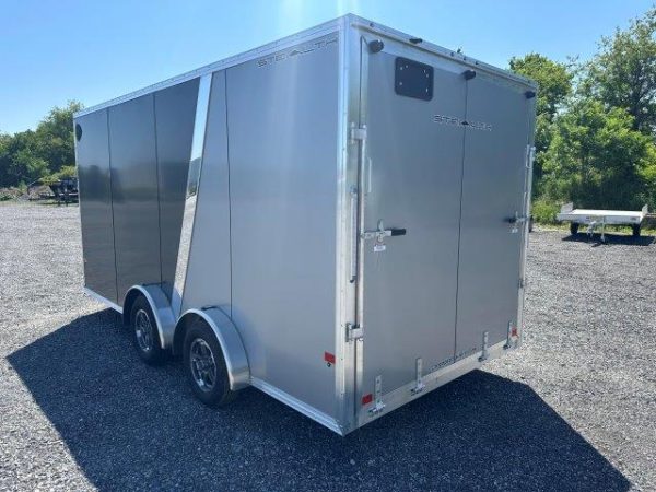 Cargo Pro 7.5 x 16 Aluminum Enclosed Trailer - Rubber Coin Floor