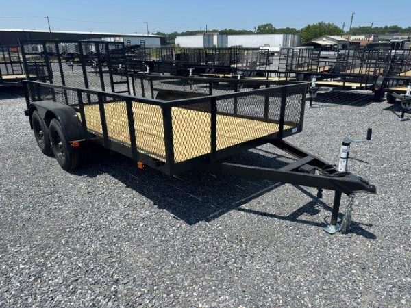 Carry-On 7 x 14 Landscape Utility Trailer - Mesh Sides