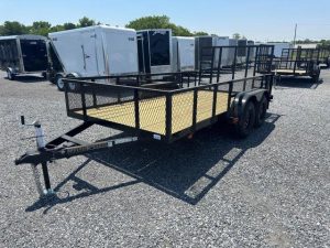 Carry-On 7 x 14 Landscape Utility Trailer - Mesh Sides