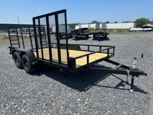 Carry-On 7 x 14 Landscape Utility Trailer - Side ATV Ramp