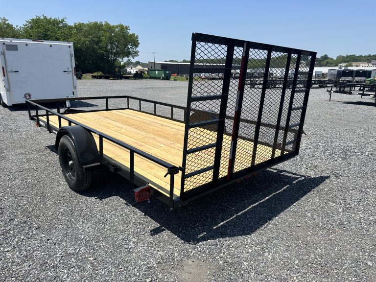 Carry-On 7 x 14 Landscape Utility Trailer - Rear Gate