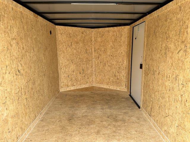 Covered Wagon 7 x 12 Enclosed Cargo Trailer - Two Tone