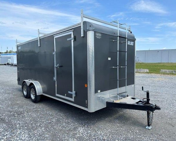 CarMate 7 x 16 Enclosed Cargo Trailer With 6