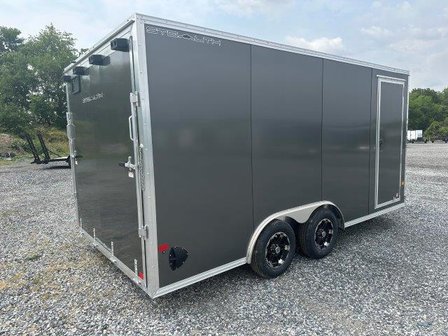 Cargo Pro Stealth 8.5x16 Aluminum V-Nose Car Trailer