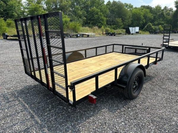 Carry-On 6 x 12 Landscape Utility Trailer - Mesh Toolbox