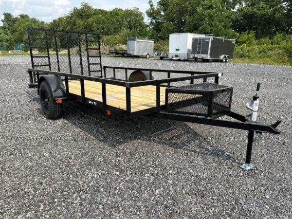 Carry-On 6 x 12 Landscape Utility Trailer - Mesh Toolbox