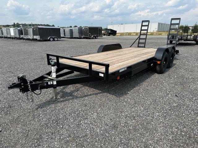 Carry-On 7 x 18 Low Profile Equipment Trailer - Ladder Ramps