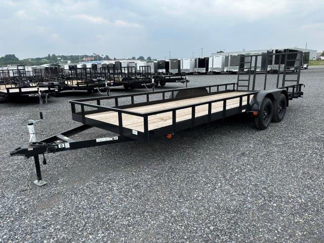 Carry-on 7 X 20 Landscape Utility Trailer - Rear Ramp Gate