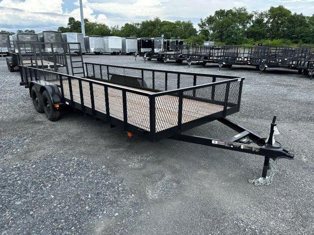 Carry-On 7 x 20 Landscape Utility Trailer - Mesh Sides