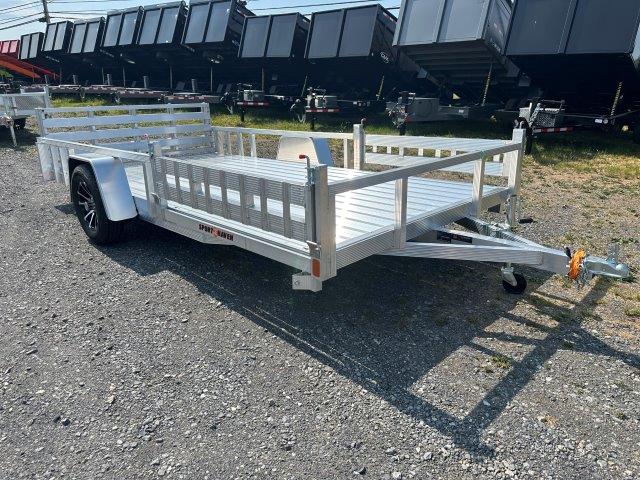 Sport Haven 7×14 Aluminum Utility Trailer - Side ATV Ramps