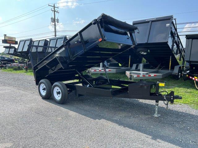 Premier 6 x 12 Low Profile Dump Trailer - Landscape Ramp