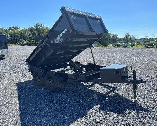 BWise 6 x 10 Dump Trailer With Landscape Ramp Gate