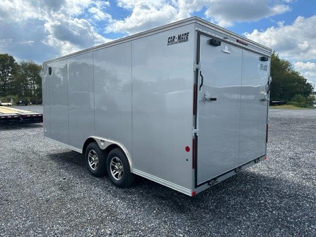 CarMate 8.5 x 18 Enclosed Car Trailer - Aluminum Wheels