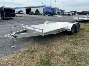 Sport Haven 7×18 Aluminum Car Trailer - 6k Torsion Axles