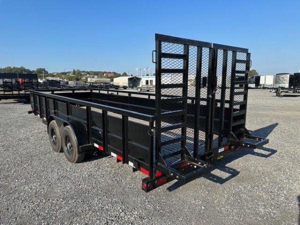 Big Tex 7 x 20 Landscape Utility Trailer - Solid Steel Sides