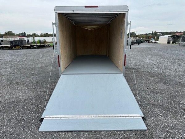 Carmate 7 X 16 Enclosed Cargo Trailer Slant V Nose 9722