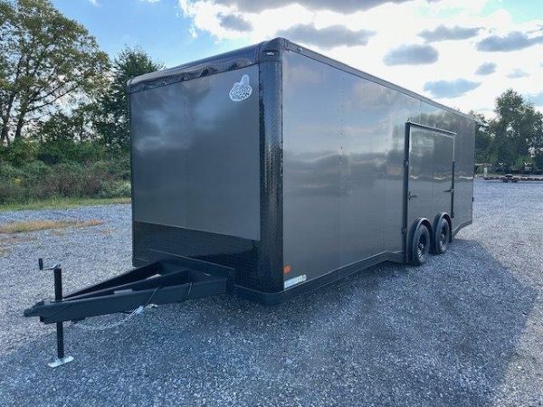 Covered Wagon 8.5 x 24 Enclosed Car Trailer - Escape Door