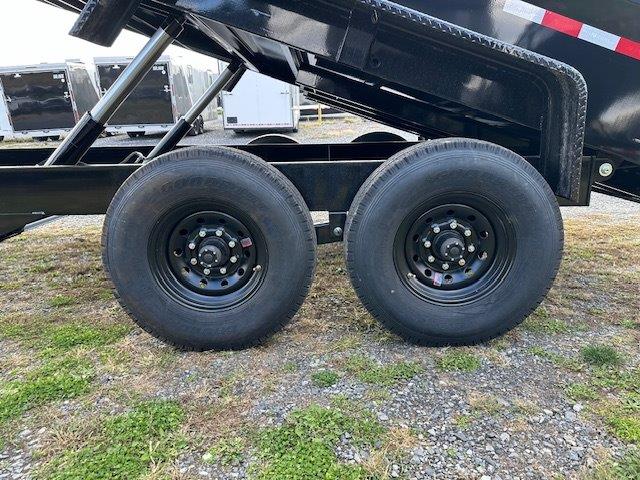 BWise 7 x 16 Low Profile Dump Trailer - 16,000 GVW