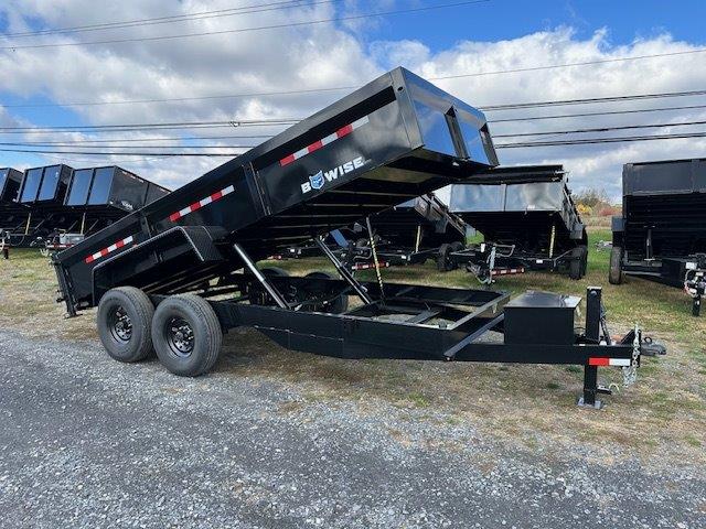 BWise 7 X 16 Low Profile Dump Trailer - 16,000 GVW