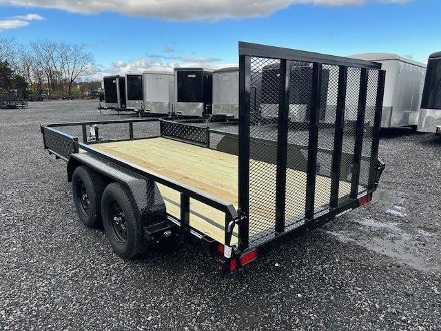 Cam Superline 7 x 14 Landscape Utility Trailer - Side ATV Ramps