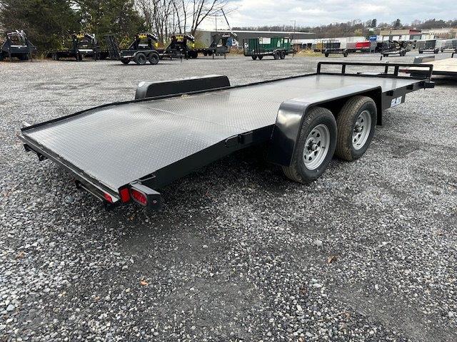 Car Mate 7 x 18 Open Car Trailer - Full Steel Deck