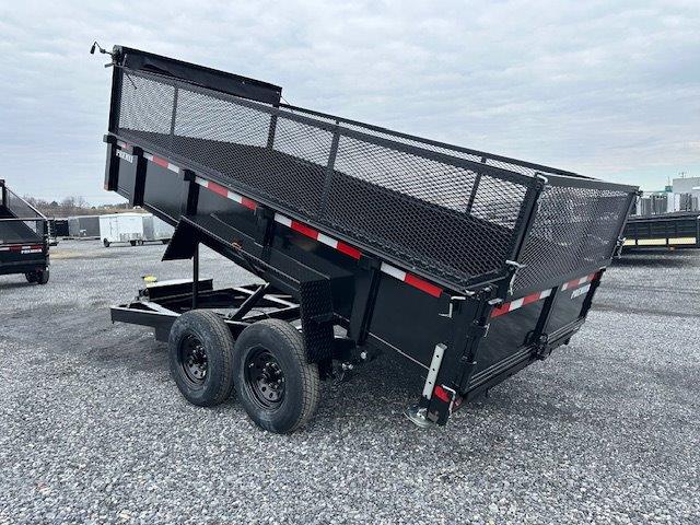 Premier 7 x 14 High Side Dump Trailer - Combo Gate & Ramps