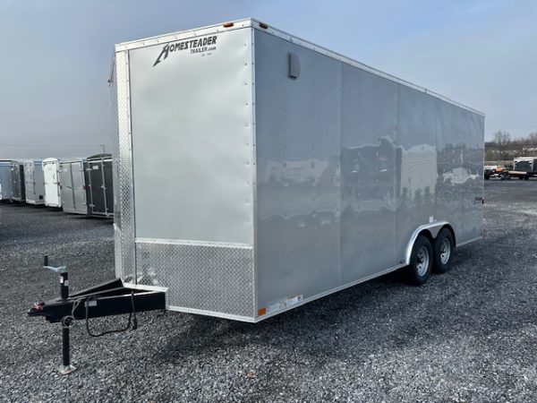 Homesteader 8.5 x 20 V-Nose Enclosed Car Hauler