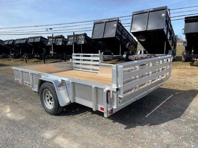 2024 Sport Haven 7×12 Aluminum Utility Trailer - Side Gate