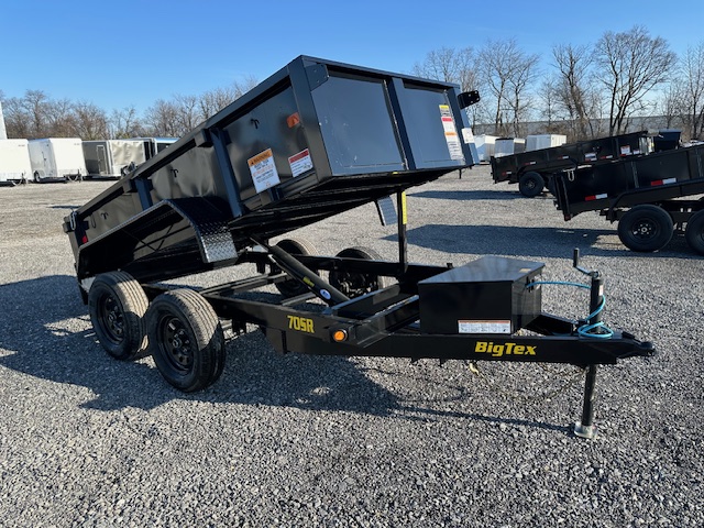 Big Tex 5 x 10 Dump Trailer - Barn Door Gate