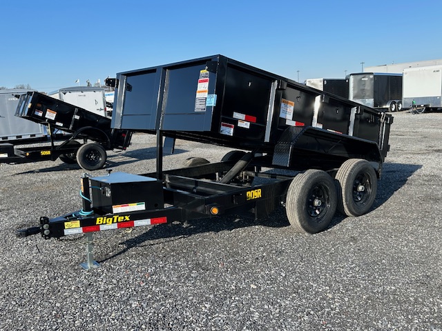 Big Tex 6 x 10 Low Profile Dump Trailer - Slide Out Ramps