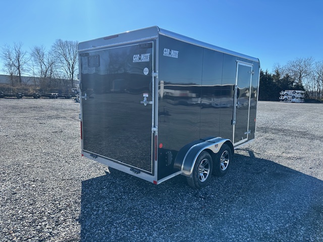 Car Mate 7 x 14 Enclosed Cargo Trailer - Aluminum Wheels